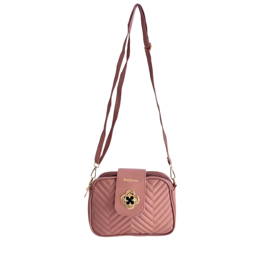 Baldinini Trend Pink PU Women Crossbody Bag - 5
