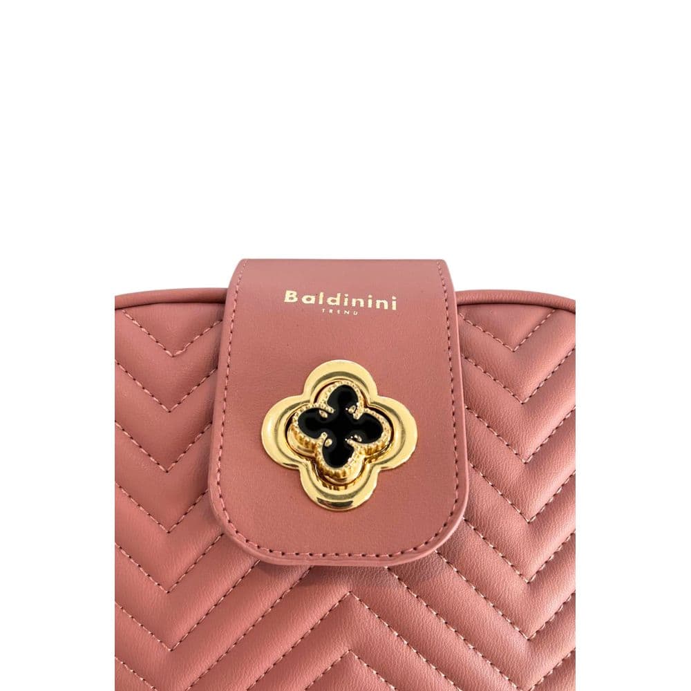 Baldinini Trend Pink PU Women Crossbody Bag - 6