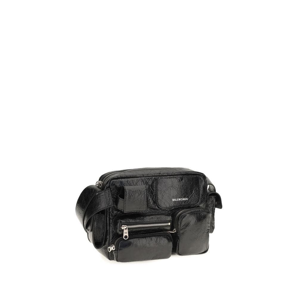 Balenciaga Black Lamb Ovis Aries Shoulder Bag - 2