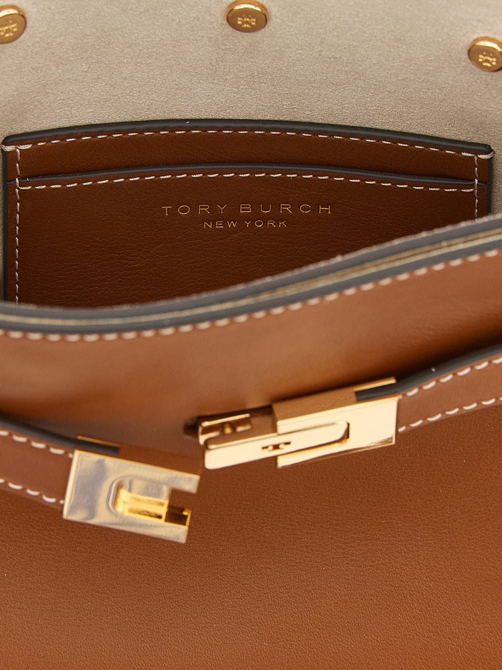 Tory Burch Brown Cowhide Crossbody Bag - 4