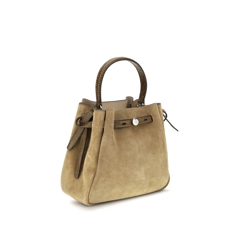 Tory Burch Beige Suede Leather Backet Bag - 2
