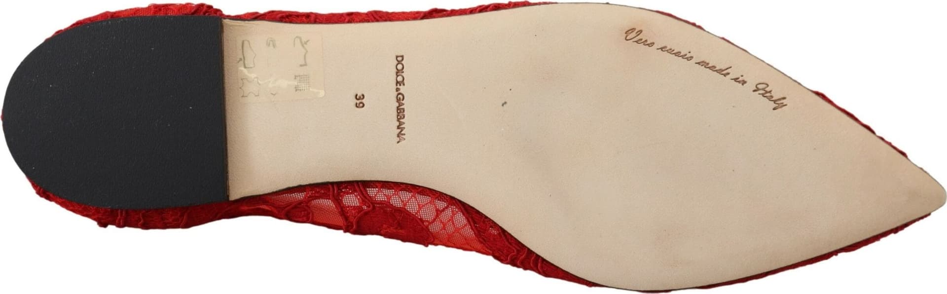 Dolce & Gabbana Red Taormina Crystals Loafers Flats Shoes - 2