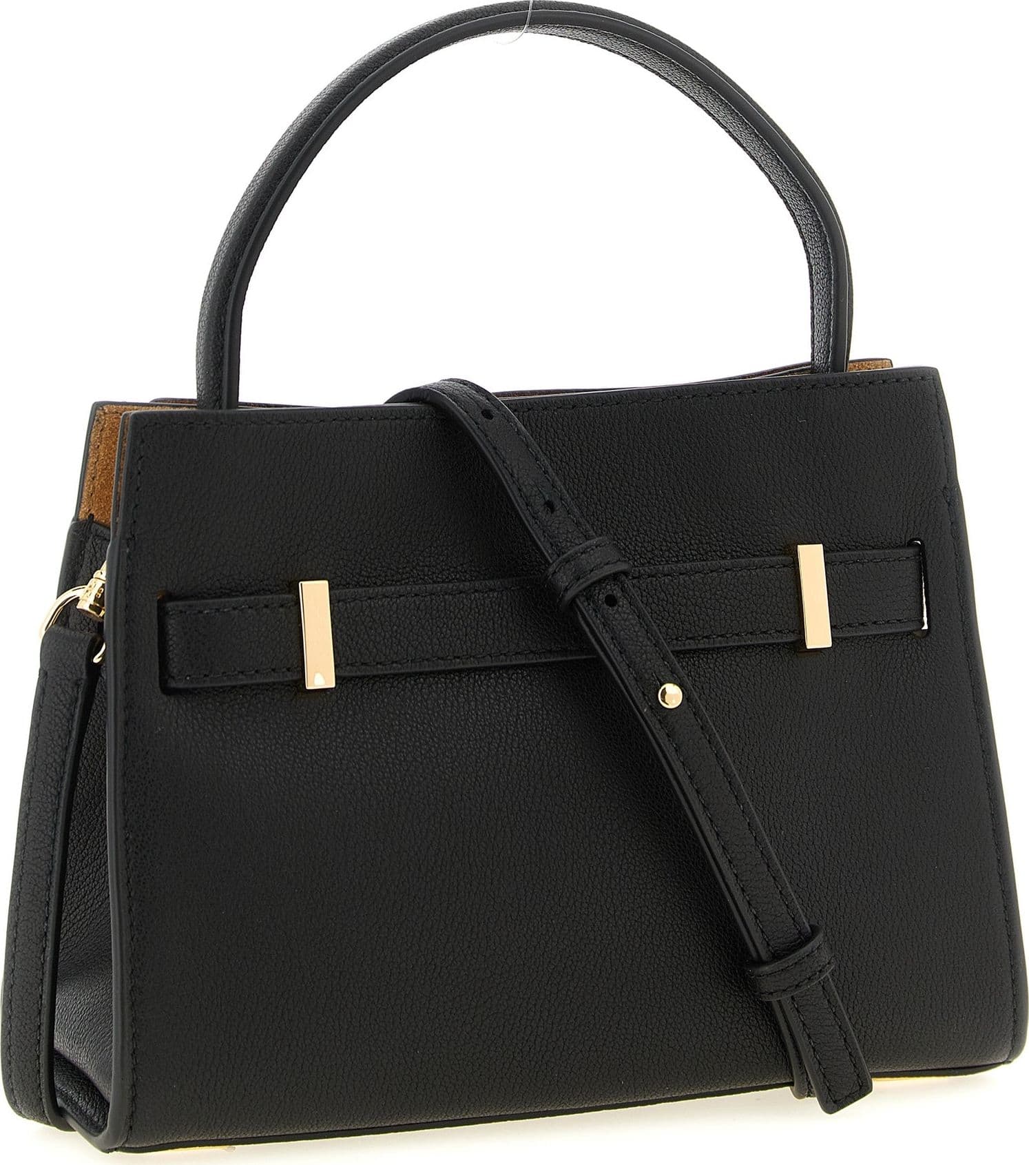Tory Burch Black Lambskin Crossbody Bag - 2