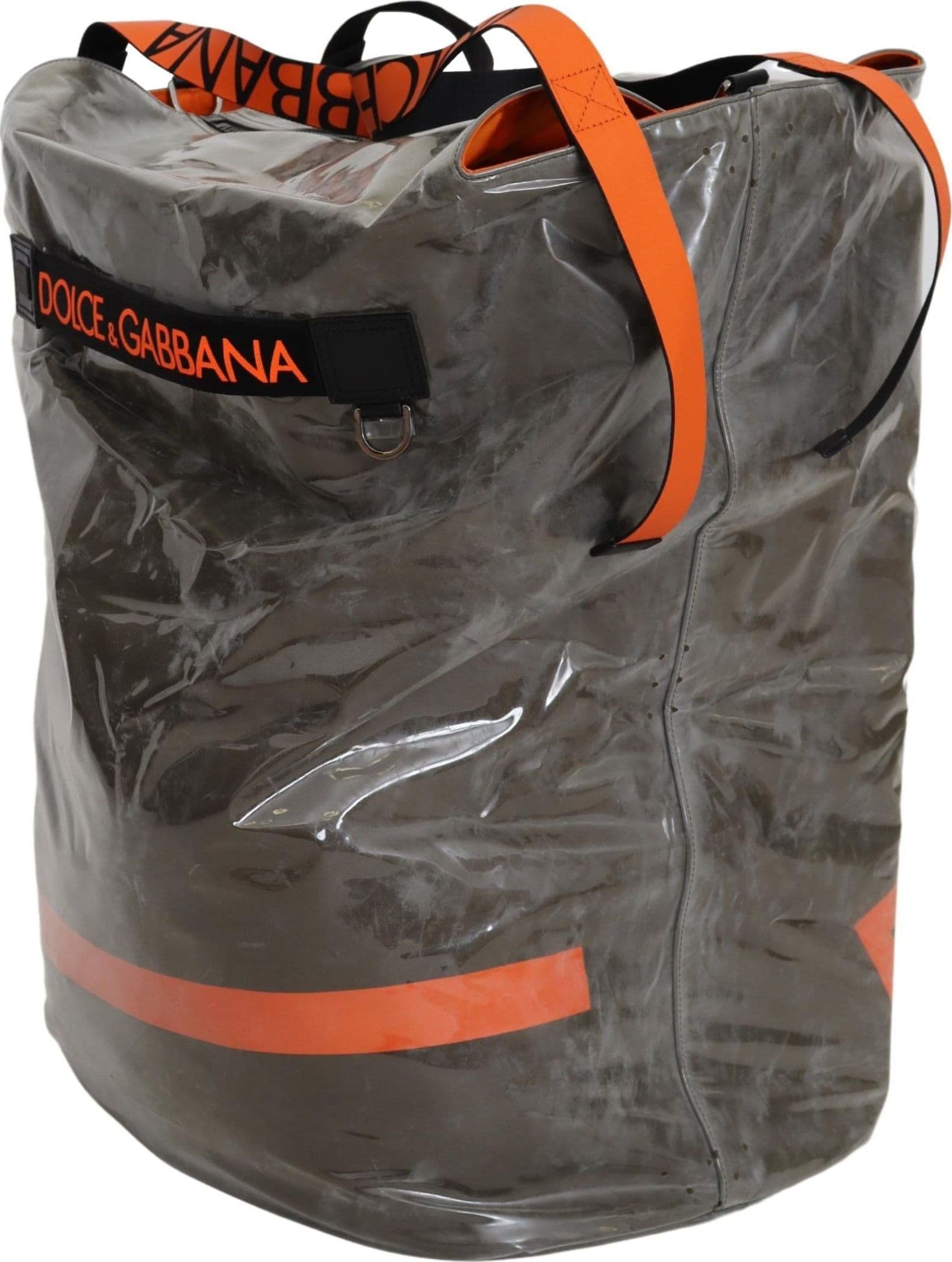 Dolce & Gabbana Cotton Men Large Fabric Green Shopping Tote Bag - 2