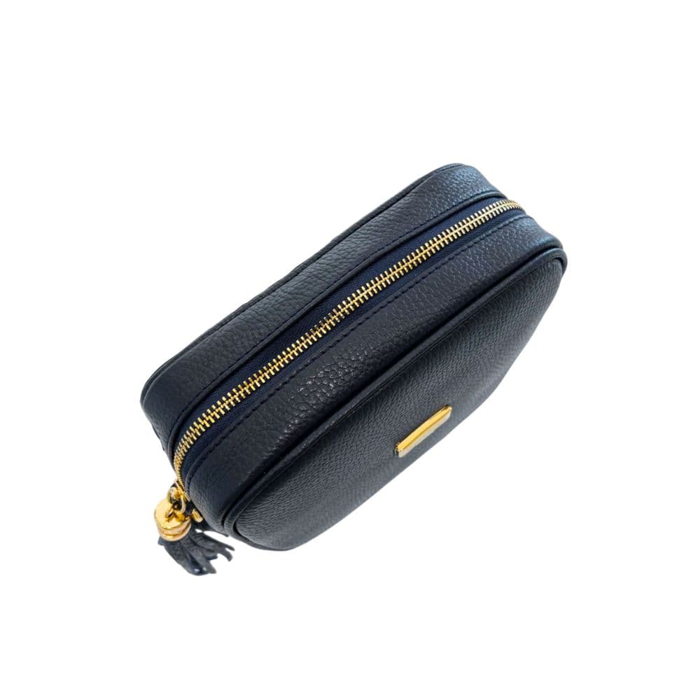 Baldinini Trend Blue Leather Women Crossbody Bag - 6