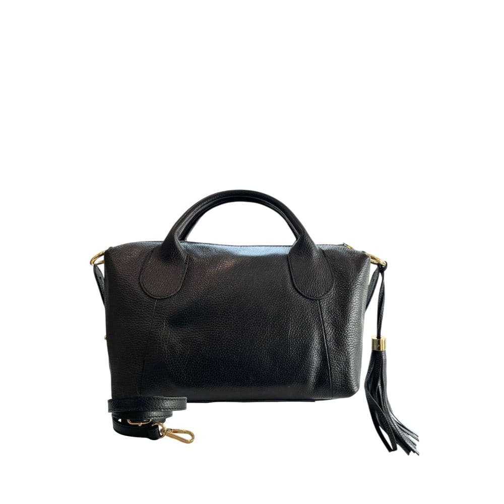 Baldinini Trend Black Leather Women Handbag - 3