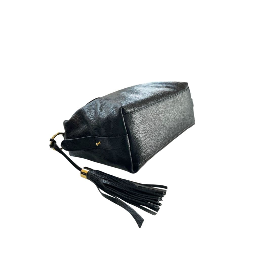Baldinini Trend Black Leather Women Handbag - 4