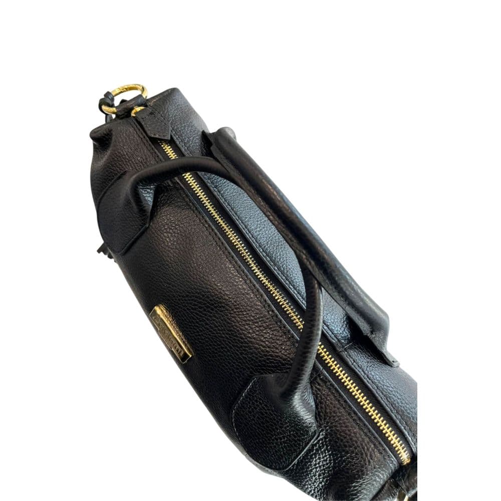 Baldinini Trend Black Leather Women Handbag - 7