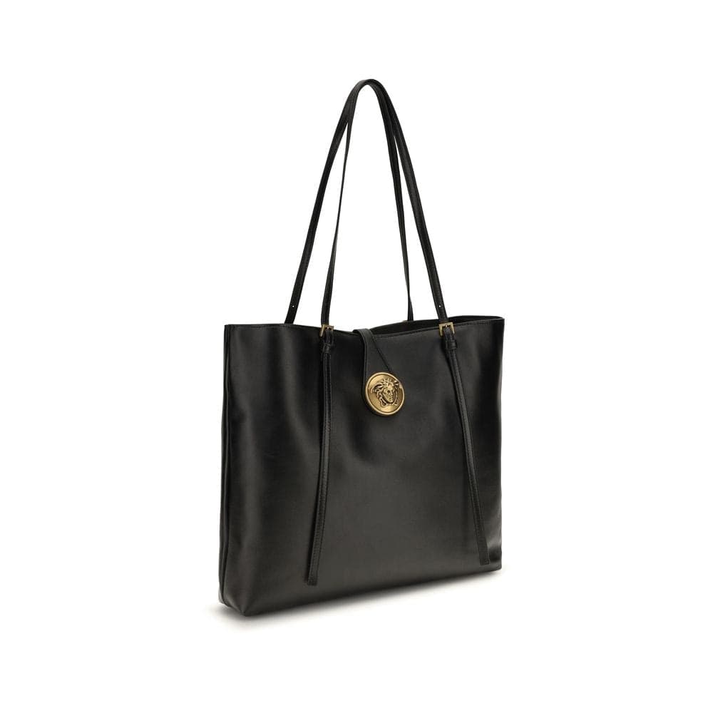Versace Black Lamb Ovis Aries Shoulder Bag - 2