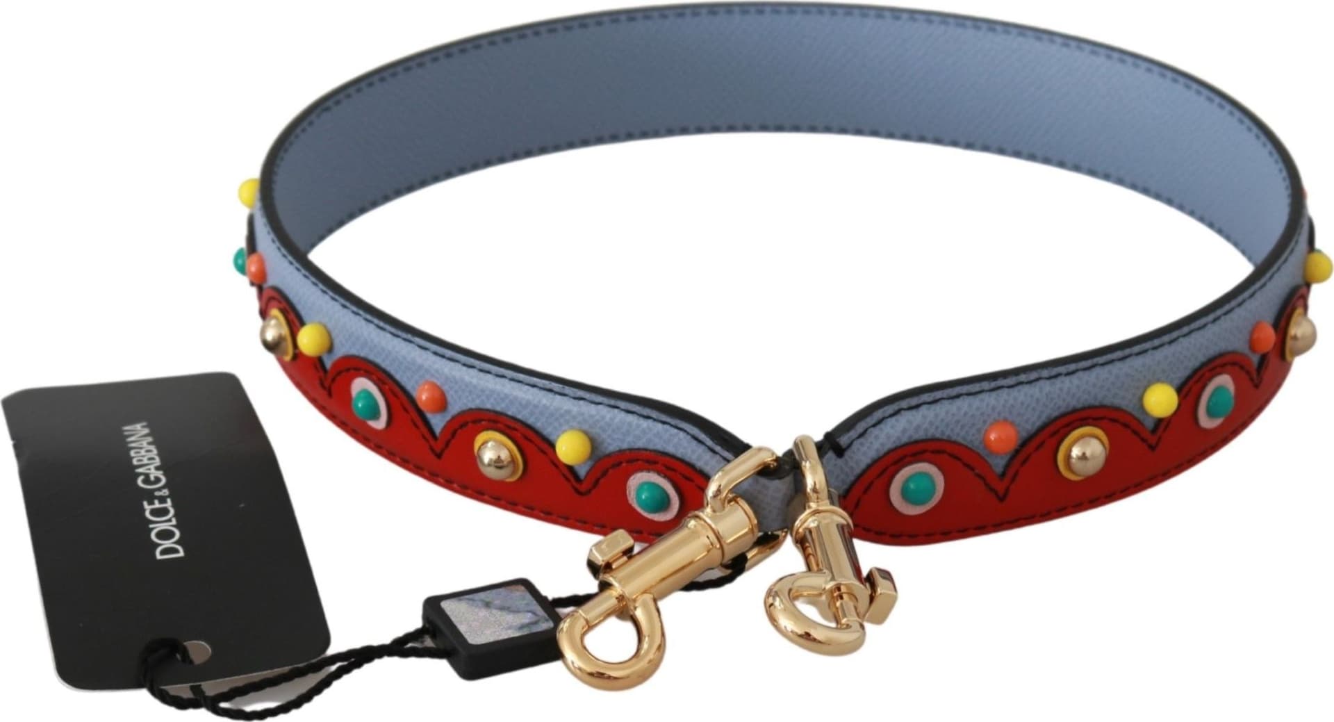 Dolce & Gabbana Blue Handbag Accessory Leather Shoulder Strap - 2