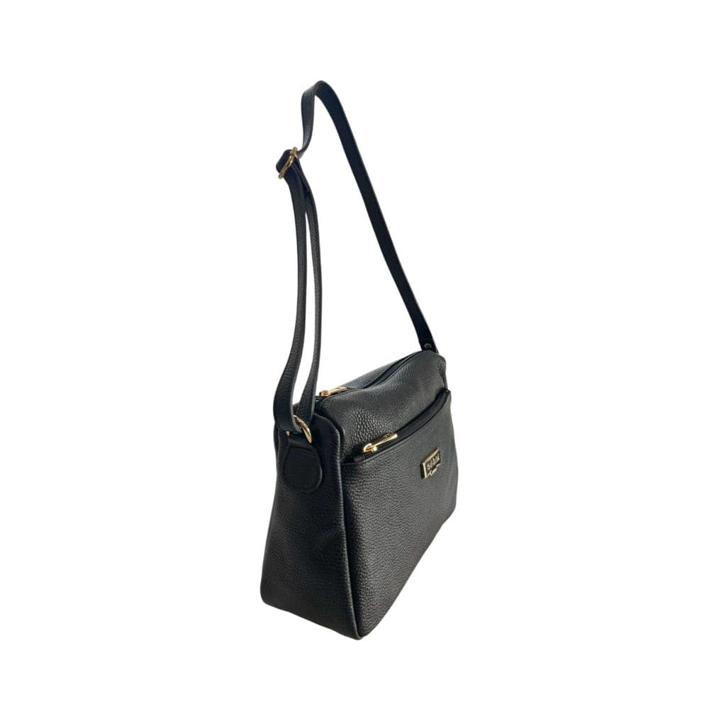 Baldinini Trend Black Leather Women Crossbody Bag - 2