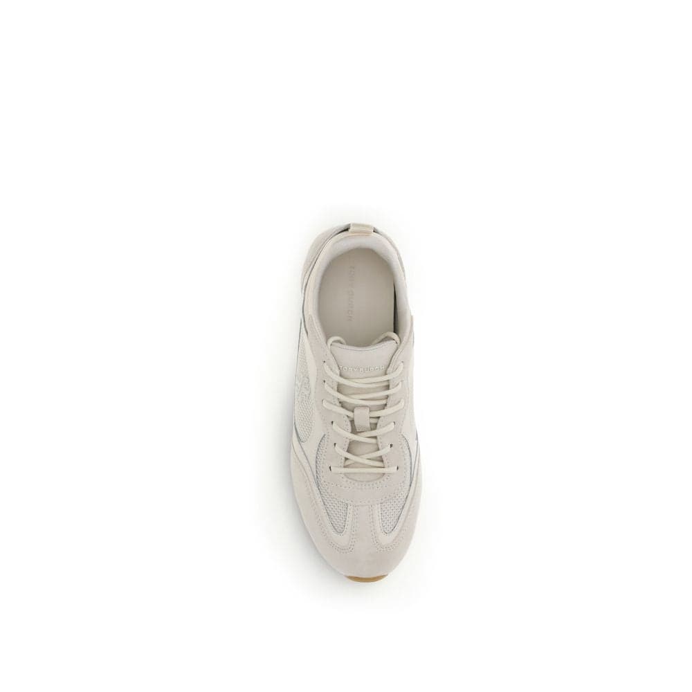 Tory Burch Beige Polyester Sneakers - 4