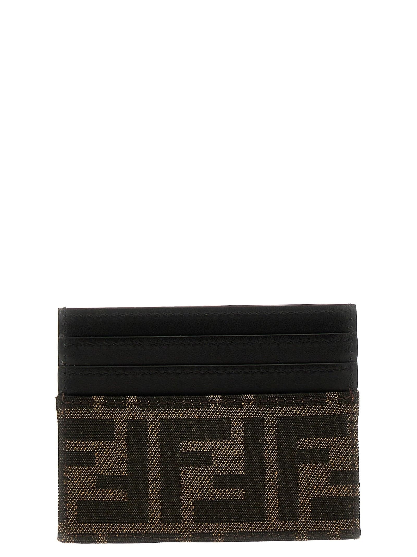 Fendi Brown Calfskin Cardholder - 2
