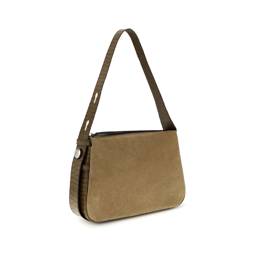 Tory Burch Beige Suede Leather Shoulder Bag - 2