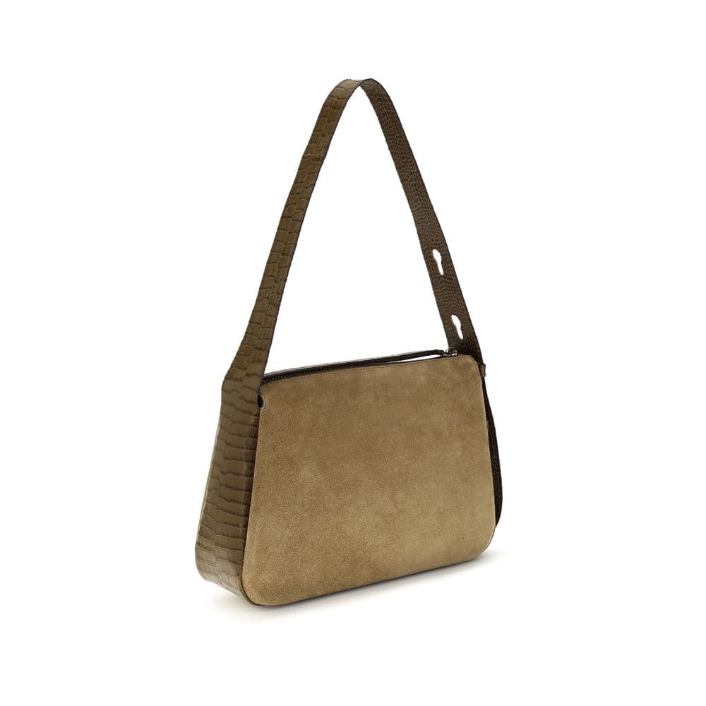 Tory Burch Beige Suede Leather Shoulder Bag - 3
