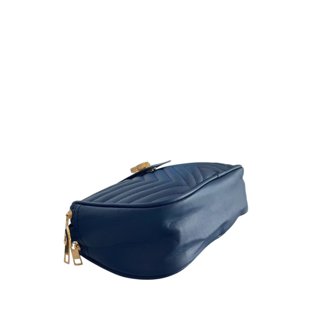 Baldinini Trend Blue PU Women Crossbody Bag - 4