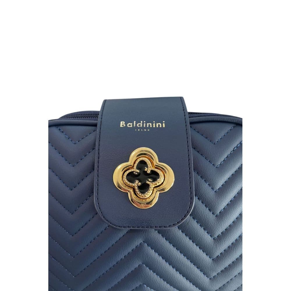 Baldinini Trend Blue PU Women Crossbody Bag - 6