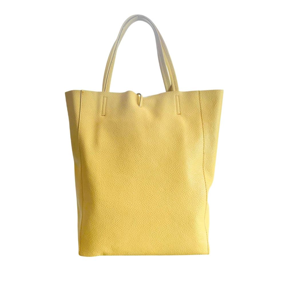 Baldinini Trend Yellow Leather Women Shoulder Bag - 3