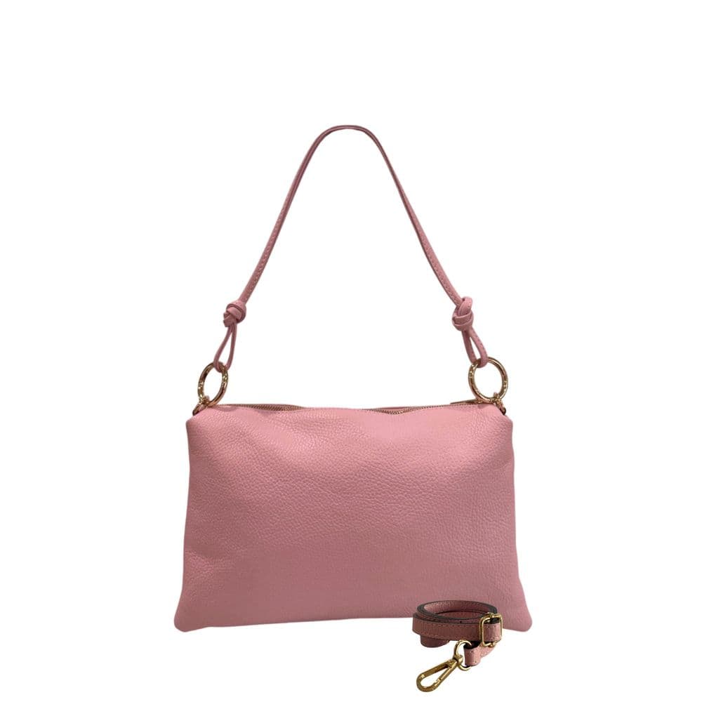 Baldinini Trend Pink Leather Women Bag - 3