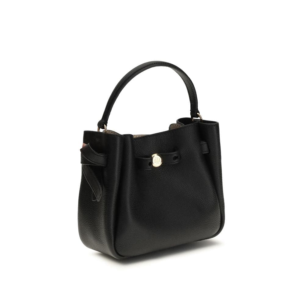 Tory Burch Black Calf Leather Bos Taurus Shoulder Bag - 2
