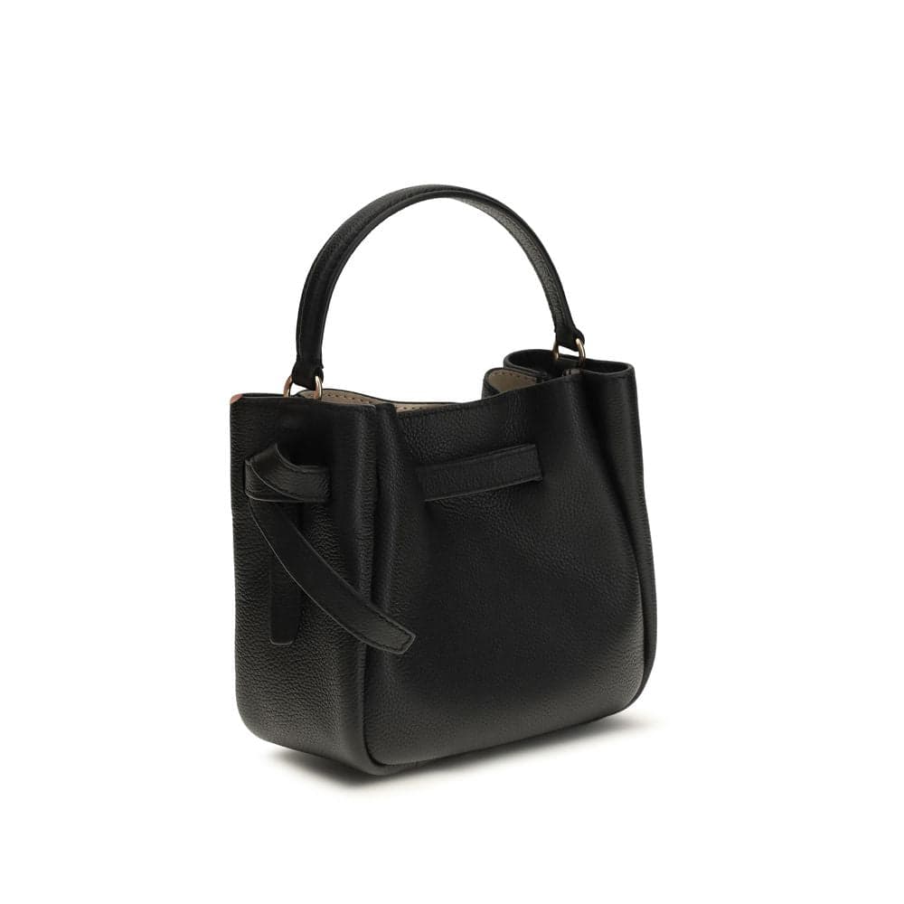 Tory Burch Black Calf Leather Bos Taurus Shoulder Bag - 3