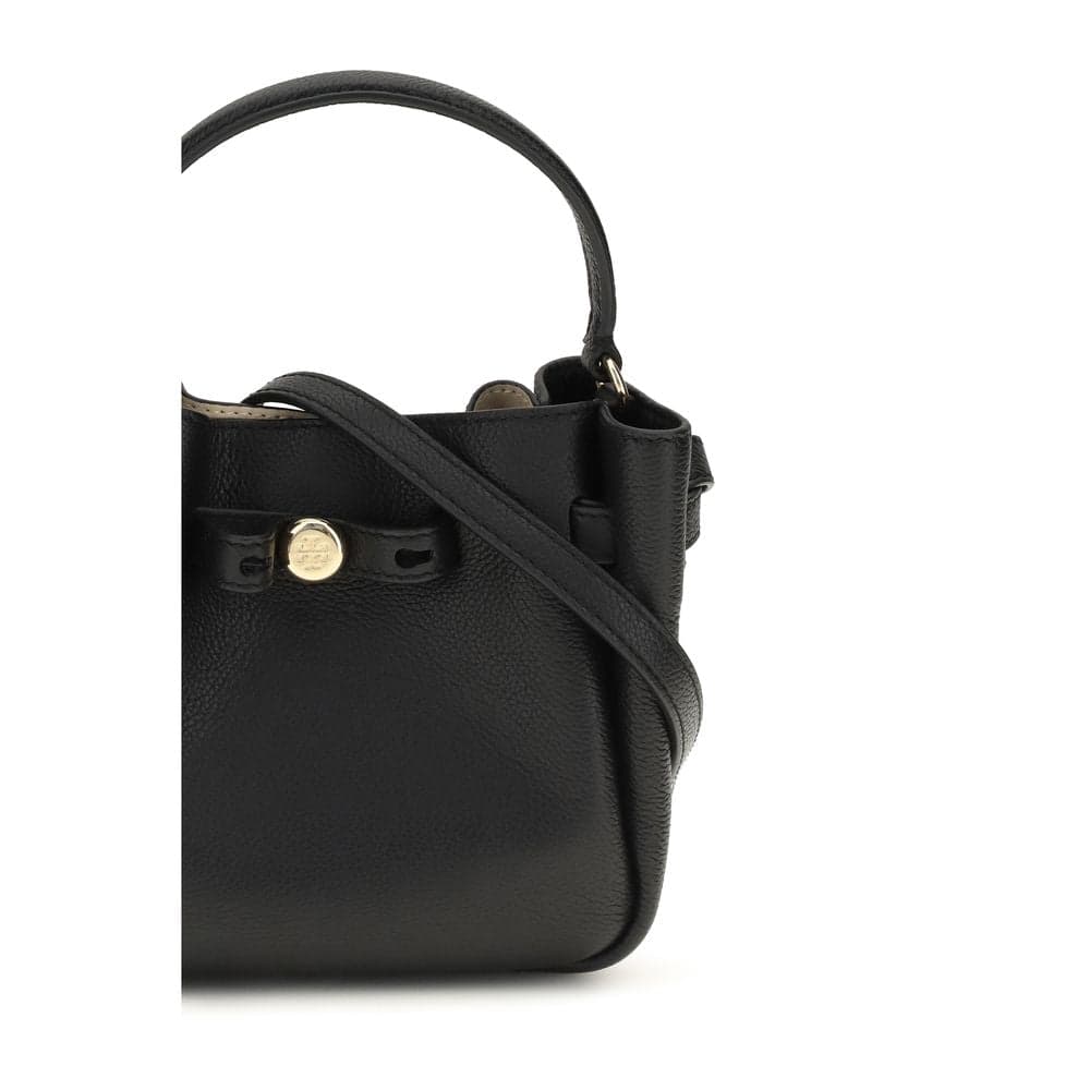 Tory Burch Black Calf Leather Bos Taurus Shoulder Bag - 4