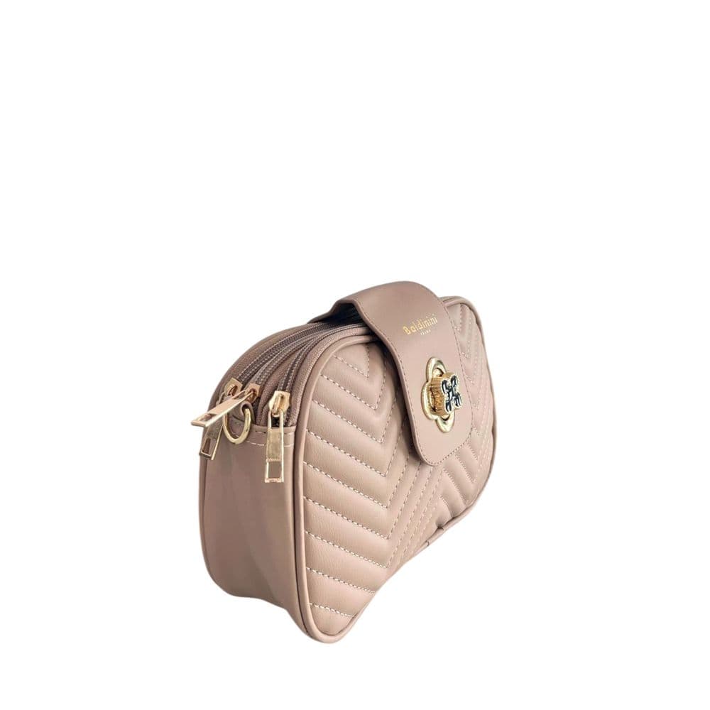 Baldinini Trend Beige PU Women Crossbody - 2
