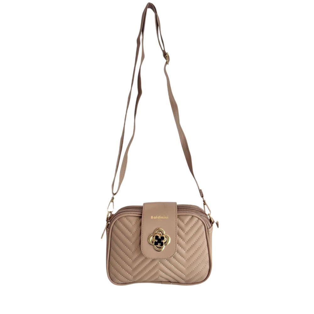 Baldinini Trend Beige PU Women Crossbody - 5