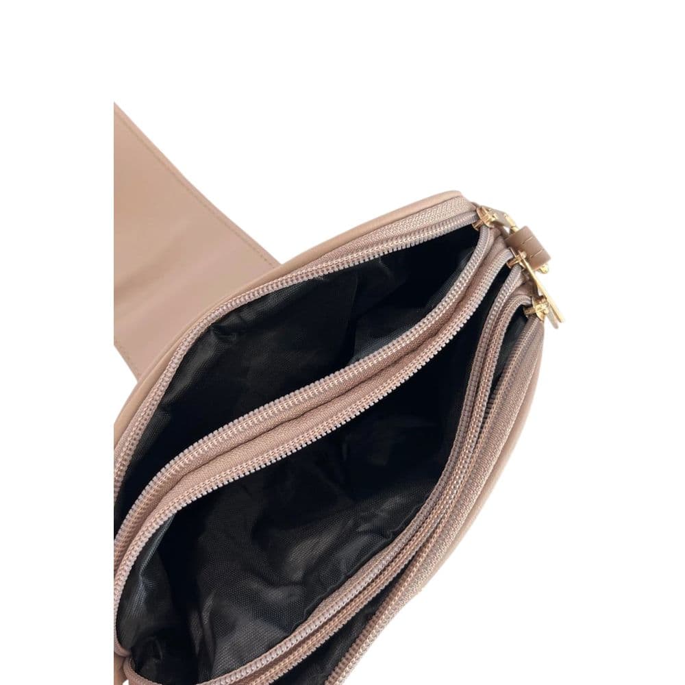 Baldinini Trend Beige PU Women Crossbody - 7