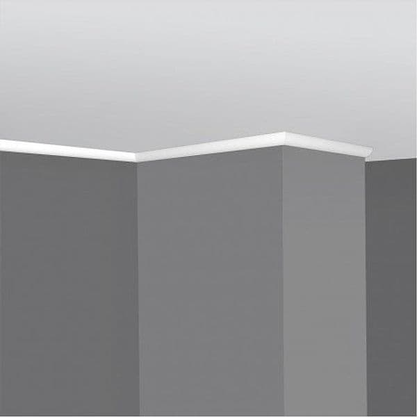 €0,24ml *** STOCK *** Pacco da 360ml di cornice decorativa in polistirene compatto XPS 20X20x2000 D20 - 3