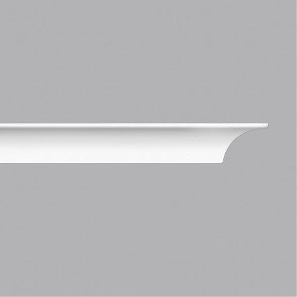 €0,49ml *** STOCK *** Pacco da 250ml di cornice decorativa in polistirene compatto XPS 35X35x2000 LDA5 - 2