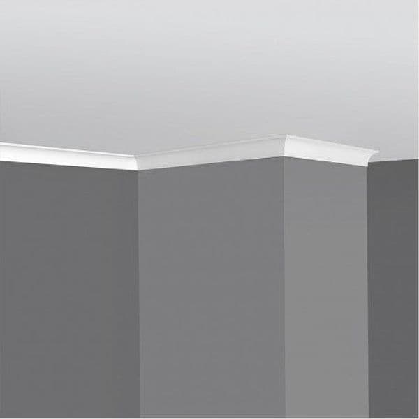 €0,49ml *** STOCK *** Pacco da 250ml di cornice decorativa in polistirene compatto XPS 35X35x2000 LDA5 - 4