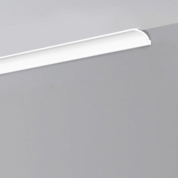 €0,49ml *** STOCK *** Pacco da 250ml di cornice decorativa in polistirene compatto XPS 35X35x2000 LDA5 - 5