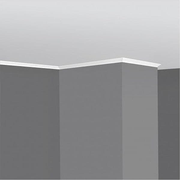 €0,25ml *** STOCK *** Pacco da 450ml di cornice decorativa in polistirene compatto XPS 16X25x2000 LD25E/S25 - 3