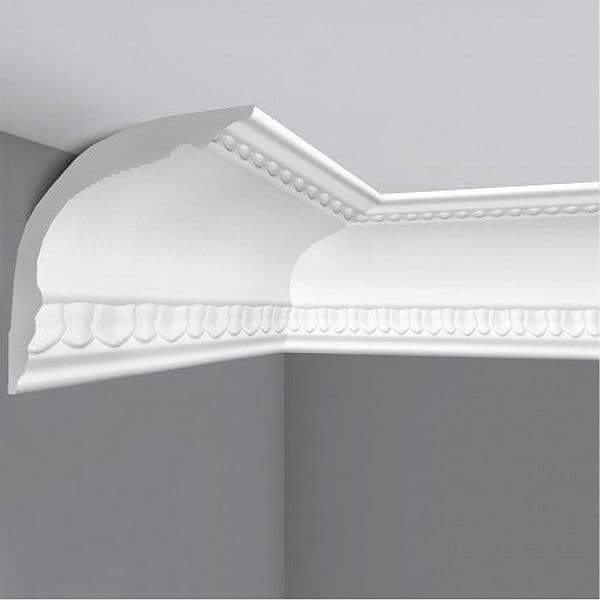 €3,45ml *** STOCK *** Pacco da 26ml di cornice decorativa in polistirene compatto XPS 123X123x2000 LD20G - 2