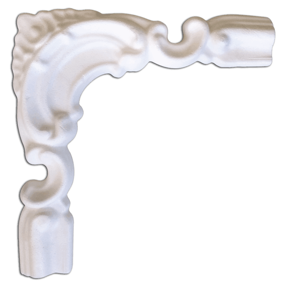 €1,73ml *** STOCK *** BOISERIE CLASSICA  Pacco da 230ml cornice + 14 angoli BAROCCO omaggio XPS 40X13 - 11