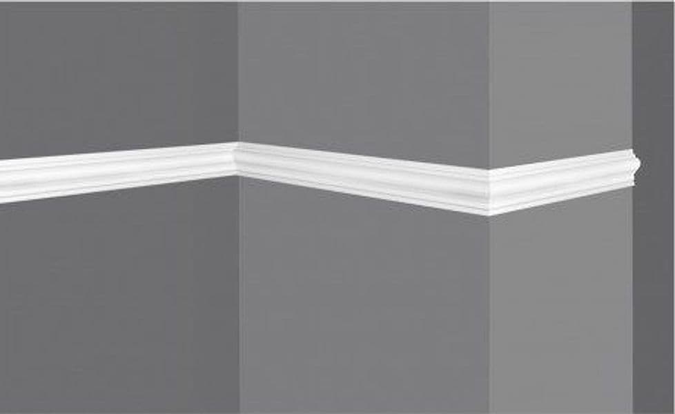 €1,73ml *** STOCK *** BOISERIE CLASSICA  Pacco da 230ml cornice + 10 angoli curvi omaggio XPS 40X13 - 4
