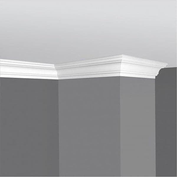 €1,45ml *** STOCK *** Pacco da 54ml di cornice decorativa in polistirene compatto XPS 80X80x2000 LD80C - 3