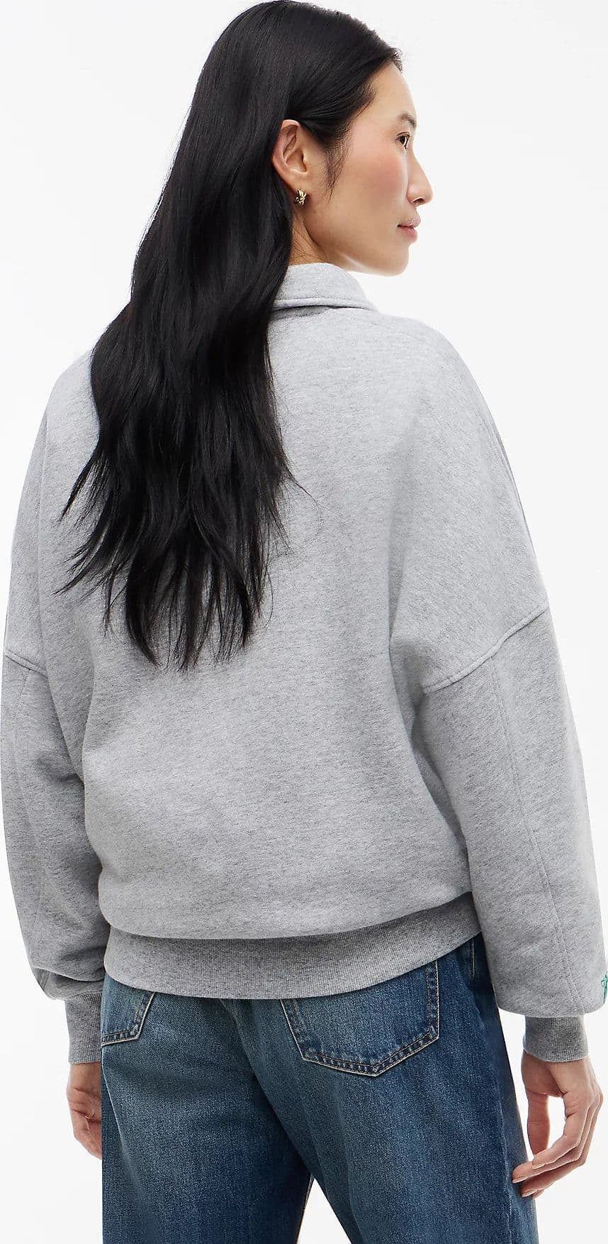 Tommy Hilfiger Felpa Donna relaxed fit con colletto a polo e zip WW0WW51595PKH - 4