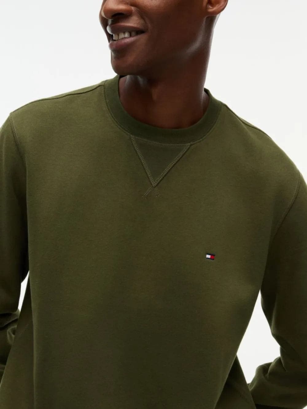 Tommy Hilfiger Felpa uomo Essential Fleece Sweatshirt MW0MW40000MT1 - 3