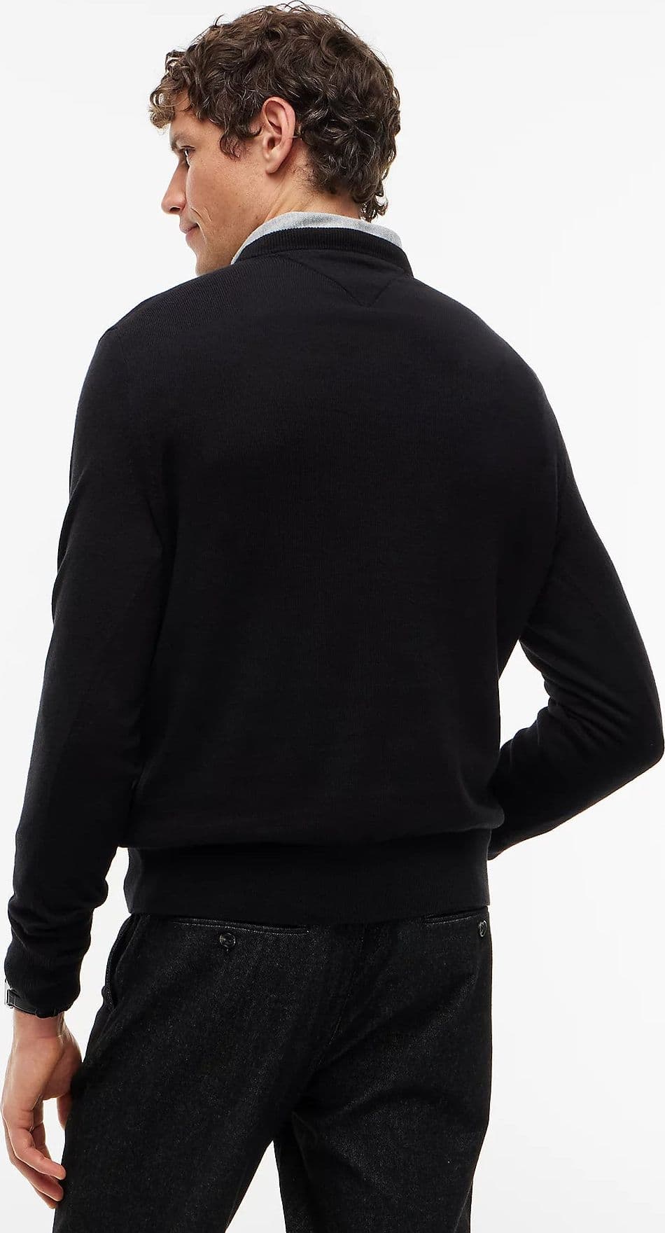 Tommy Hilfiger Maglia uomo Pullover con cashmere e logo MW0MW28046BDS - 3