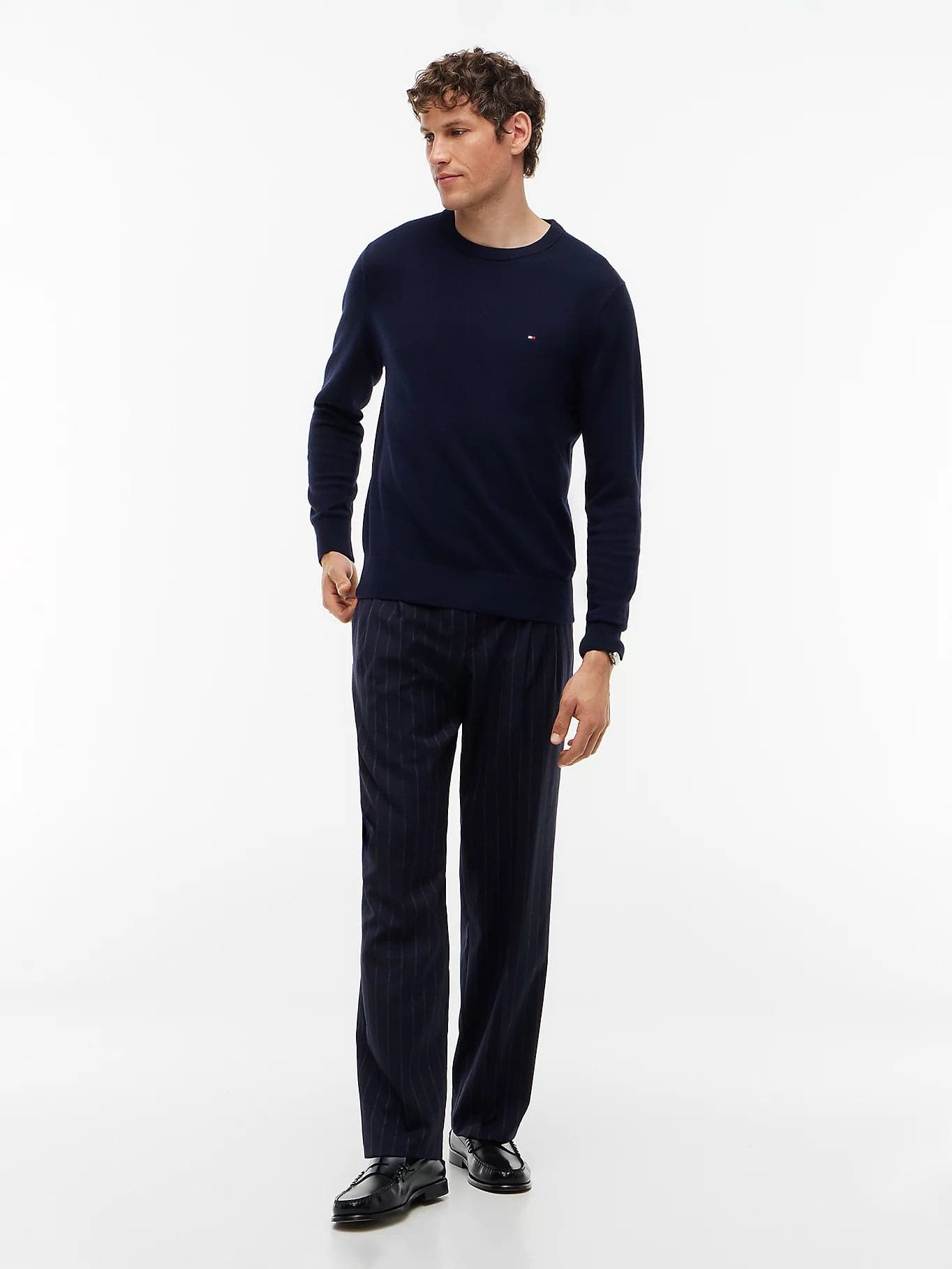 Tommy Hilfiger Maglia uomo Pullover con cashmere e logo MW0MW28046DW5 - 2