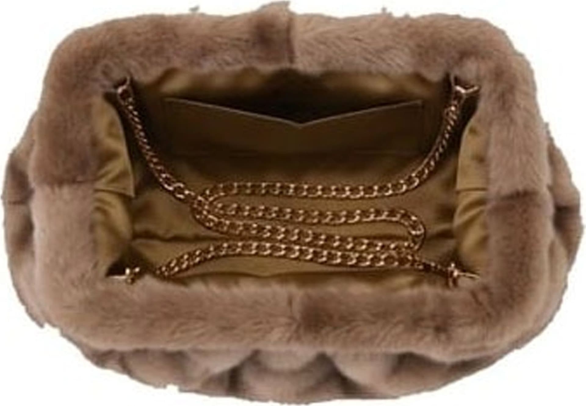 Borsa Pochette a Tracolla Baci e Abbracci in Ecopelliccia con Catena - 16