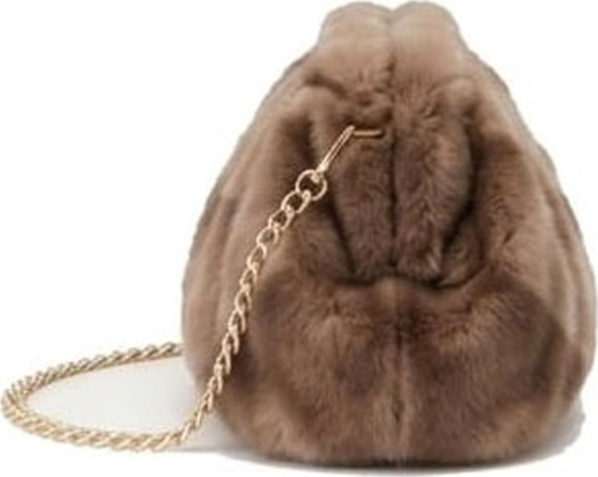 Borsa Pochette a Tracolla Baci e Abbracci in Ecopelliccia con Catena - 18