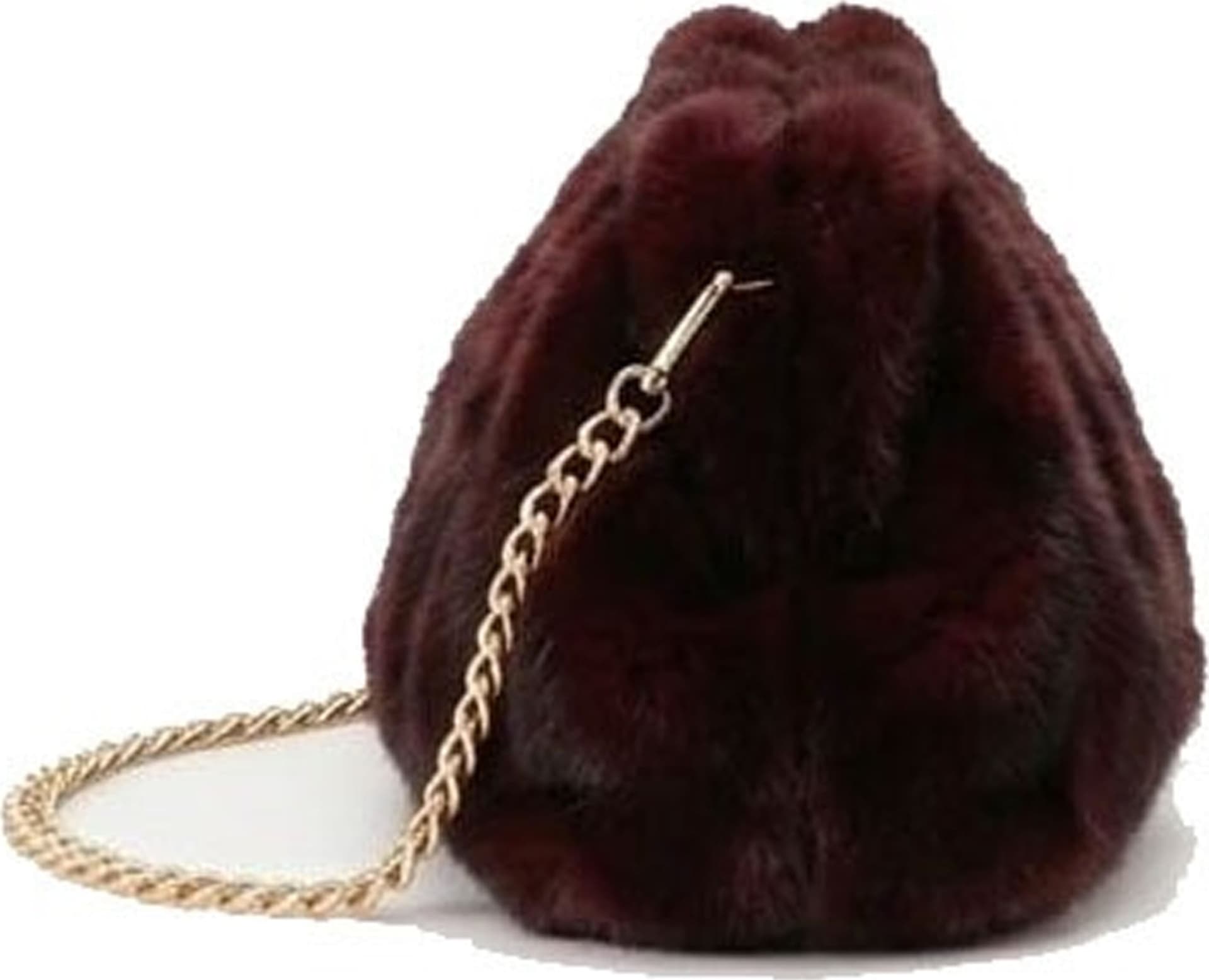 Borsa Pochette a Tracolla Baci e Abbracci in Ecopelliccia con Catena - 21