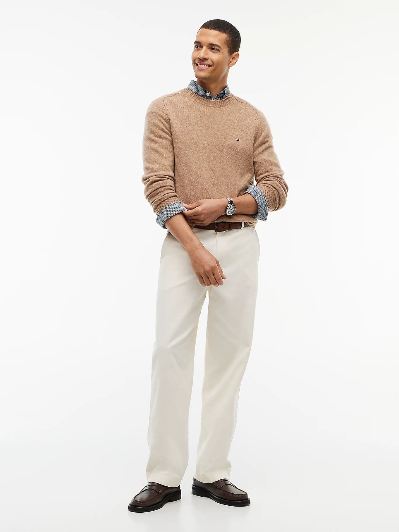 Tommy Hilfiger maglia uomo Pullover in pura lana d'agnello con logo MW0MW36535RFG - 2