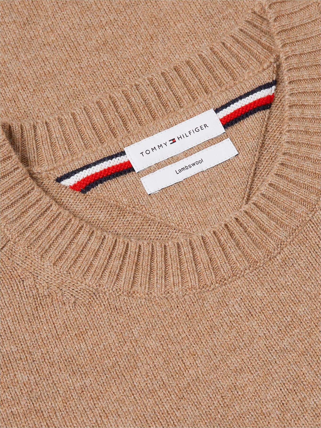 Tommy Hilfiger maglia uomo Pullover in pura lana d'agnello con logo MW0MW36535RFG - 6
