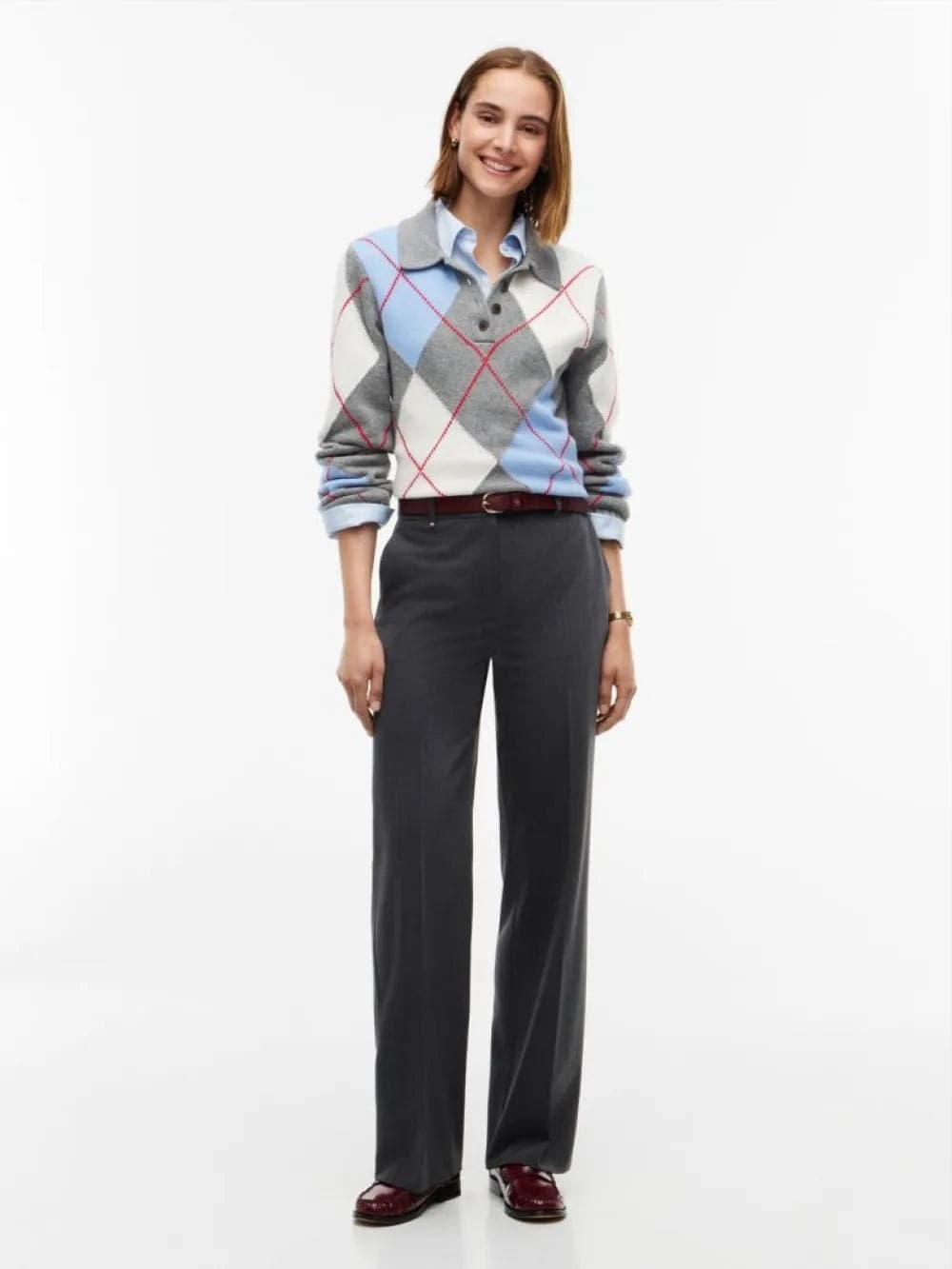 Tommy Hilfiger Pantaloni donna Straight Leg Twill Trousers WW0WW51899P7D - 2