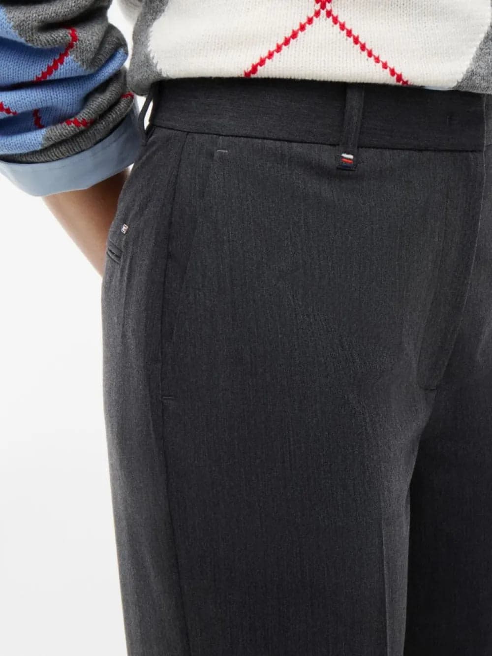 Tommy Hilfiger Pantaloni donna Straight Leg Twill Trousers WW0WW51899P7D - 3
