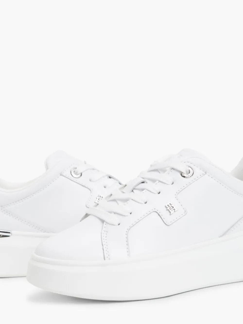 Tommy Hilfiger scarpe donna in pelle Th platform chic sneaker FW0FW096260IO - 6